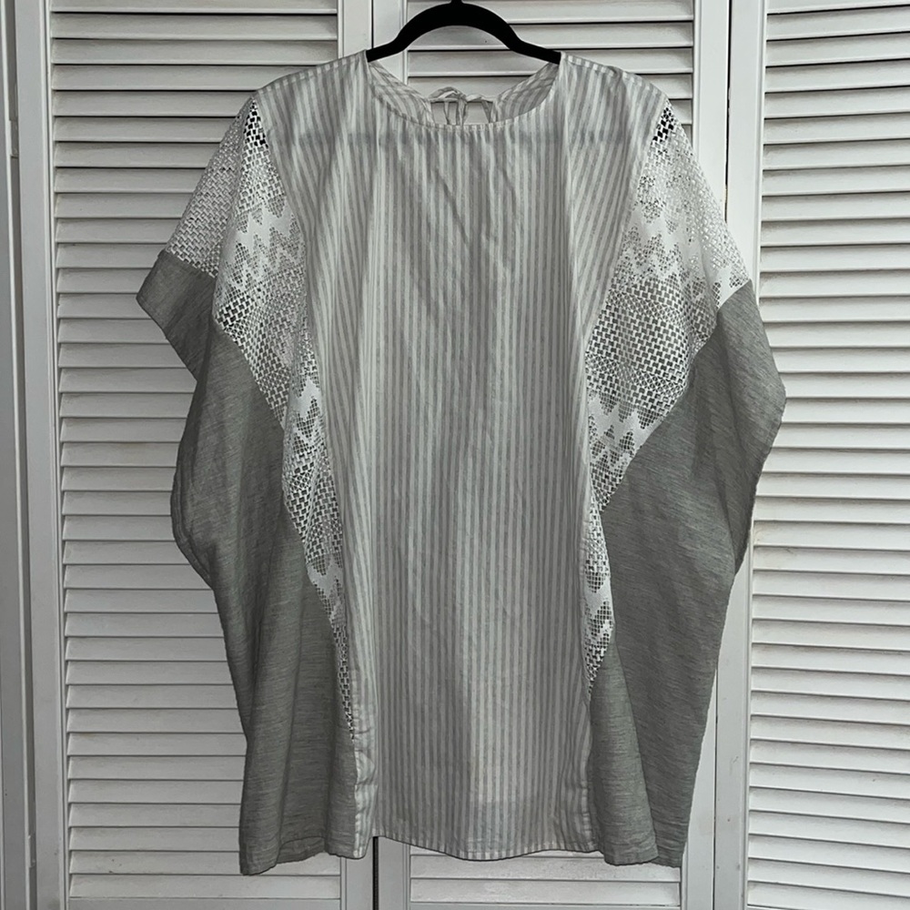Jonathan Simkhai crotchet poncho boho festival